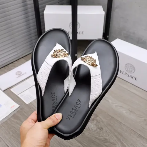Replica Versace Slippers For Men #1434191 $45.00 USD for Wholesale