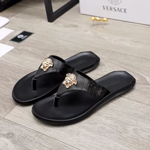 Replica Versace Slippers For Men #1434193, $45.00 USD, [ITEM#1434193], Replica Versace Slippers outlet from China