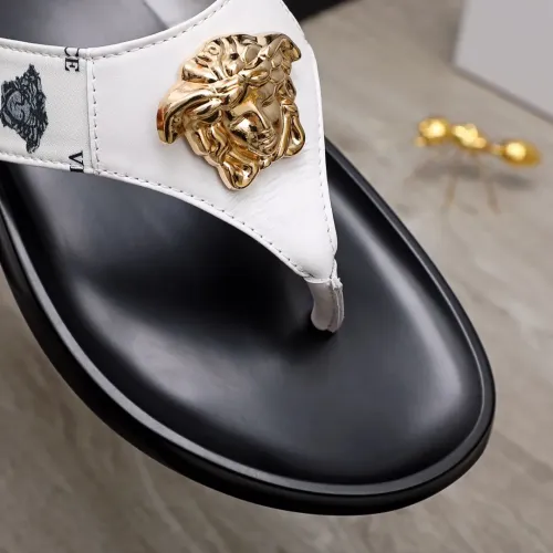 Replica Versace Slippers For Men #1434194 $45.00 USD for Wholesale