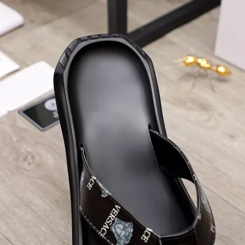 Replica Versace Slippers For Men #1434204 $45.00 USD for Wholesale