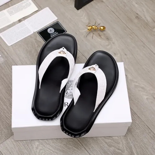 Replica Versace Slippers For Men #1434210 $45.00 USD for Wholesale