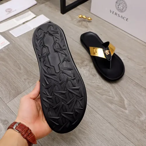 Replica Versace Slippers For Men #1434221 $45.00 USD for Wholesale