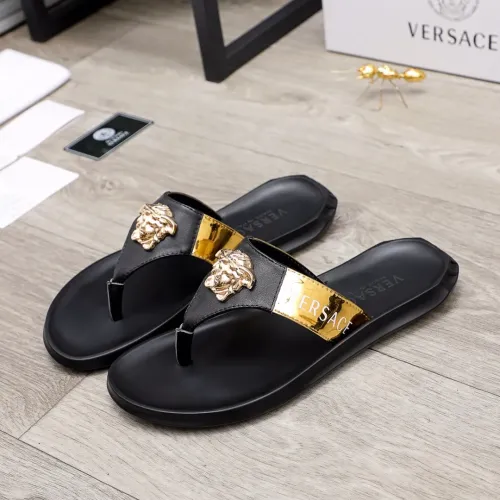 Replica Versace Slippers For Men #1434233, $45.00 USD, [ITEM#1434233], Replica Versace Slippers outlet from China