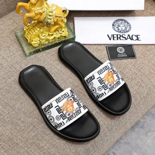 Replica Versace Slippers For Men #1434234 $45.00 USD for Wholesale