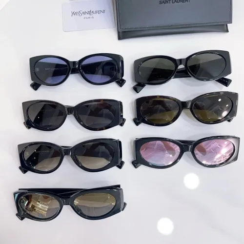 Replica Yves Saint Laurent YSL AAA Quality Sunglasses #1434365 $56.00 USD for Wholesale
