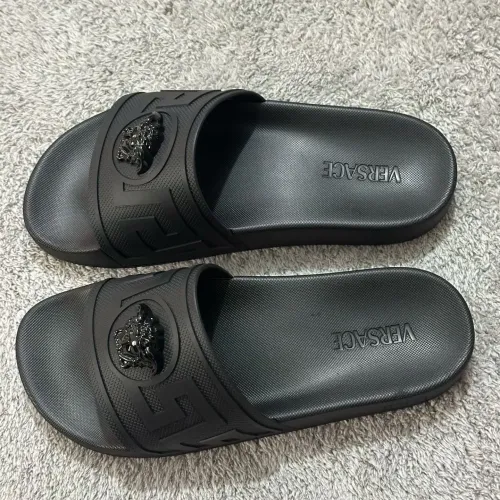 Replica Versace Slippers For Women #1434389 $52.00 USD for Wholesale