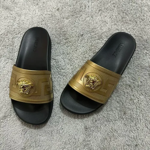 Replica Versace Slippers For Men #1434405 $52.00 USD for Wholesale