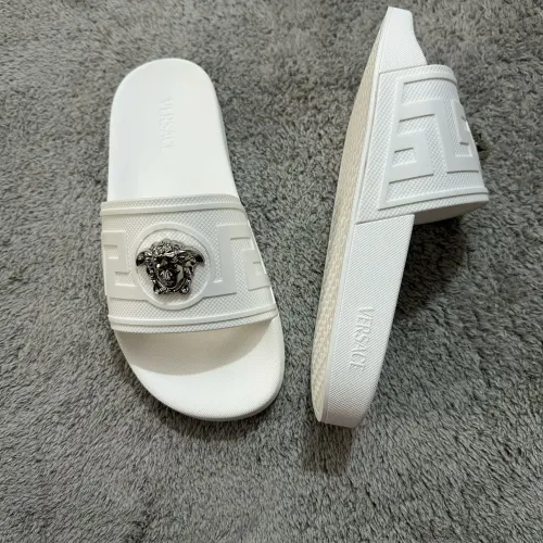 Replica Versace Slippers For Men #1434413 $52.00 USD for Wholesale