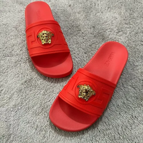 Replica Versace Slippers For Men #1434428 $52.00 USD for Wholesale