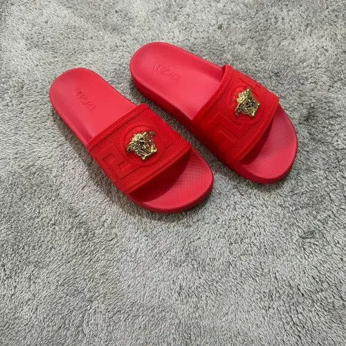 Replica Versace Slippers For Men #1434428 $52.00 USD for Wholesale