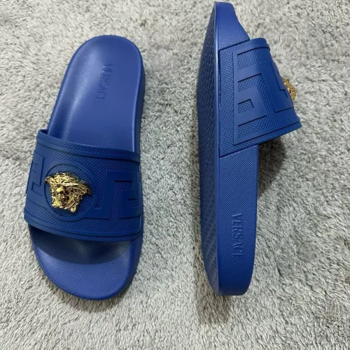 Replica Versace Slippers For Women #1434431 $52.00 USD for Wholesale