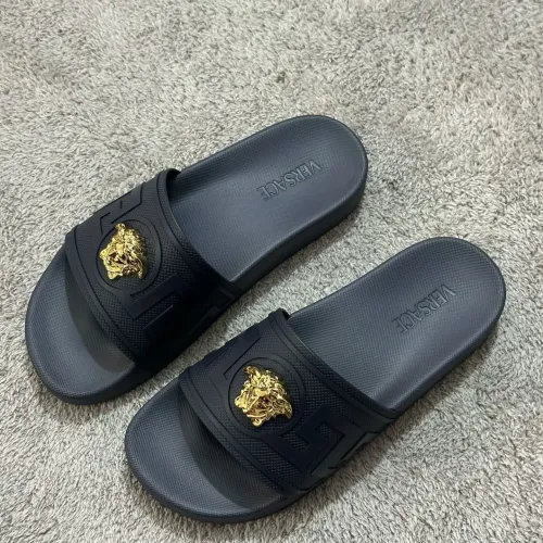 Replica Versace Slippers For Women #1434443 $52.00 USD for Wholesale