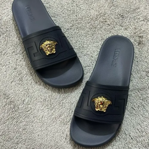 Replica Versace Slippers For Women #1434443 $52.00 USD for Wholesale