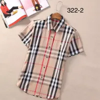 $36.00 USD Burberry Shirts Short Sleeved For Women #1423749