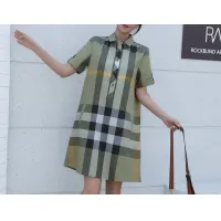 $76.00 USD Burberry Dresses Short Sleeved For Women #1423754