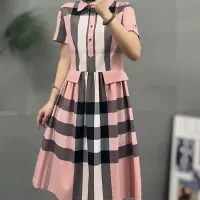 $76.00 USD Burberry Dresses Short Sleeved For Women #1423755