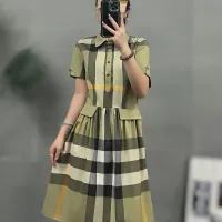 $76.00 USD Burberry Dresses Short Sleeved For Women #1423756