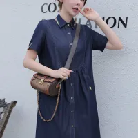 $76.00 USD Burberry Dresses Short Sleeved For Women #1423758