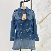 $155.00 USD Burberry Coats Long Sleeved For Women #1427086