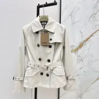 $172.00 USD Burberry Trench Coat Long Sleeved For Women #1427087