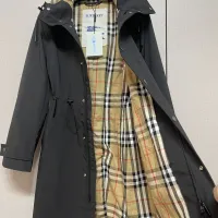 $162.00 USD Burberry Trench Coat Long Sleeved For Women #1427109