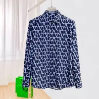$80.00 USD Valentino Shirts Long Sleeved For Men #1430161