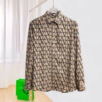 $80.00 USD Valentino Shirts Long Sleeved For Men #1430162