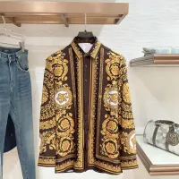 $80.00 USD Versace Shirts Long Sleeved For Men #1430163