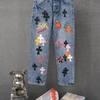 $64.00 USD Chrome Hearts Jeans For Men #1430812