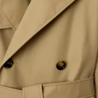 $160.00 USD Burberry Trench Coat Long Sleeved For Women #1431473