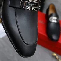 $108.00 USD Salvatore Ferragamo Leather Shoes For Men #1433546