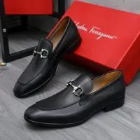 $105.00 USD Salvatore Ferragamo Leather Shoes For Men #1433640