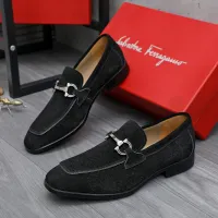 $105.00 USD Salvatore Ferragamo Leather Shoes For Men #1433642