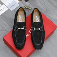 $105.00 USD Salvatore Ferragamo Leather Shoes For Men #1433642