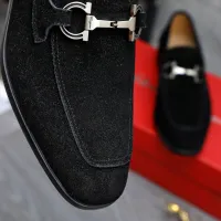 $105.00 USD Salvatore Ferragamo Leather Shoes For Men #1433642