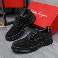 $115.00 USD Salvatore Ferragamo Leather Shoes For Men #1433643