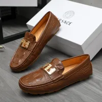 $72.00 USD Versace Leather Shoes For Men #1434073