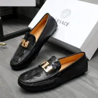 $72.00 USD Versace Leather Shoes For Men #1434074
