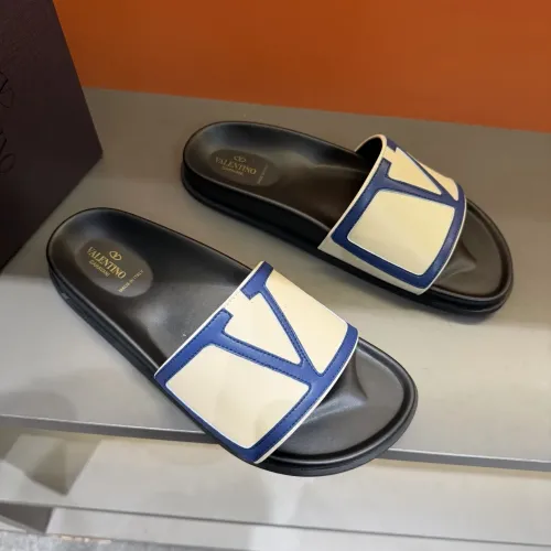 Replica Valentino Slippers For Men #1434872 $52.00 USD for Wholesale