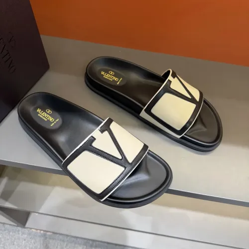 Replica Valentino Slippers For Men #1434873 $52.00 USD for Wholesale