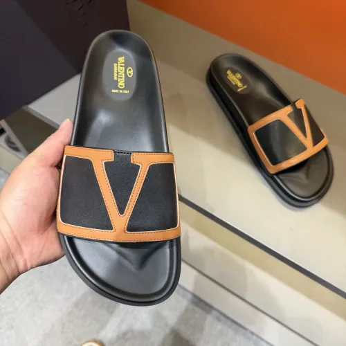 Replica Valentino Slippers For Men #1434875 $52.00 USD for Wholesale
