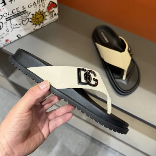 Replica Dolce & Gabbana D&G Slippers For Men #1434886 $52.00 USD for Wholesale