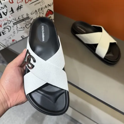 Replica Dolce & Gabbana D&G Slippers For Men #1434895 $52.00 USD for Wholesale
