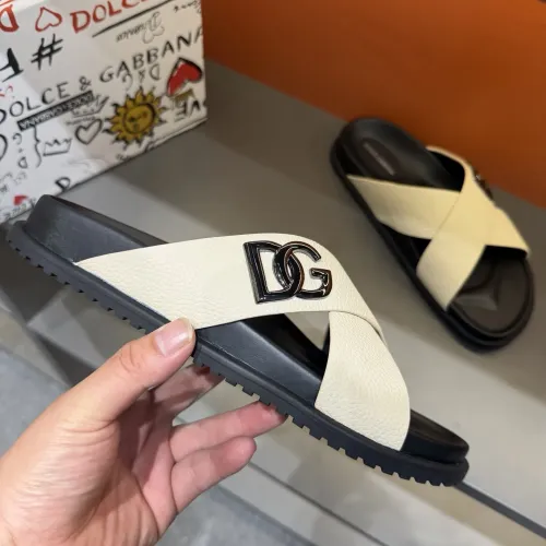 Replica Dolce & Gabbana D&G Slippers For Men #1434896 $52.00 USD for Wholesale