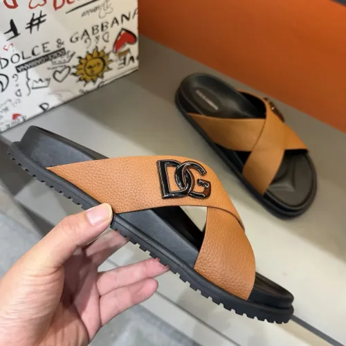 Replica Dolce & Gabbana D&G Slippers For Men #1434897 $52.00 USD for Wholesale