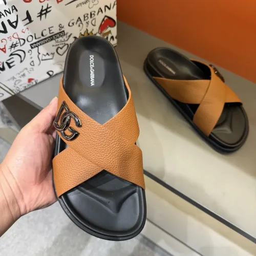 Replica Dolce & Gabbana D&G Slippers For Men #1434897 $52.00 USD for Wholesale
