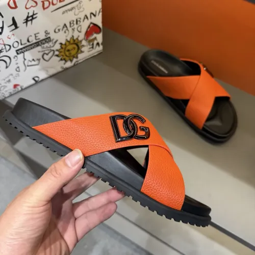 Replica Dolce & Gabbana D&G Slippers For Men #1434898 $52.00 USD for Wholesale