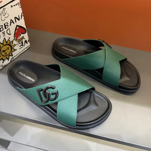 Replica Dolce & Gabbana D&G Slippers For Men #1434903 $52.00 USD for Wholesale