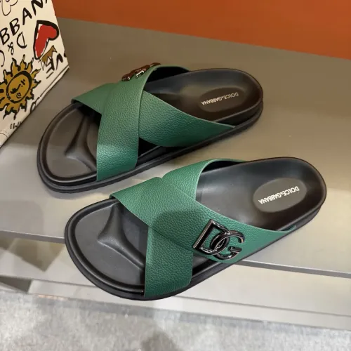 Replica Dolce & Gabbana D&G Slippers For Men #1434903 $52.00 USD for Wholesale