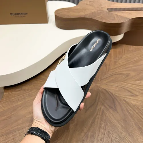 Replica Burberry Slippers For Men #1434912 $85.00 USD for Wholesale